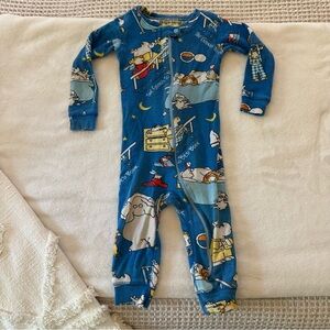 Books to bed baby pajamas 100% organic cotton